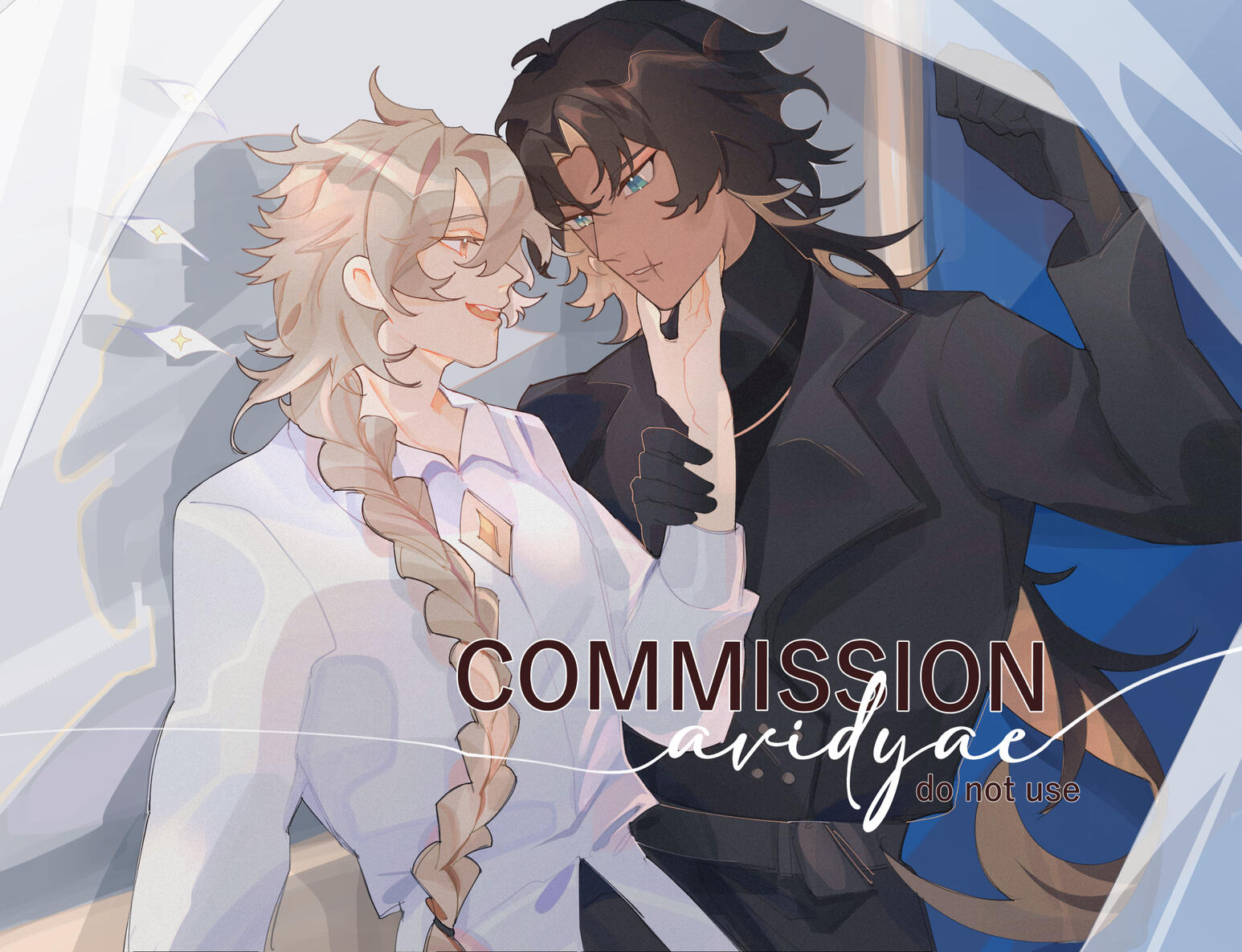 SKEB Couple Waist-Up