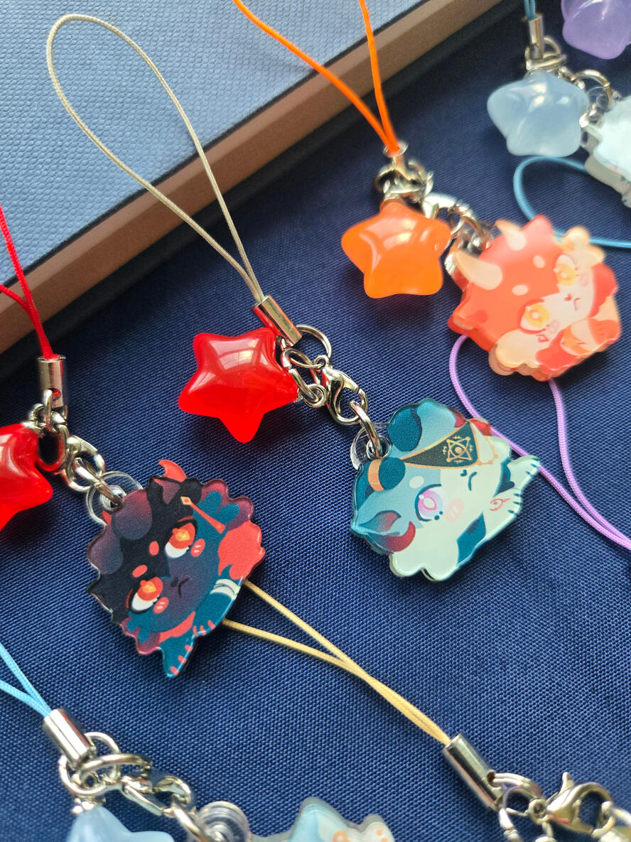 Chimera Phone Charms
