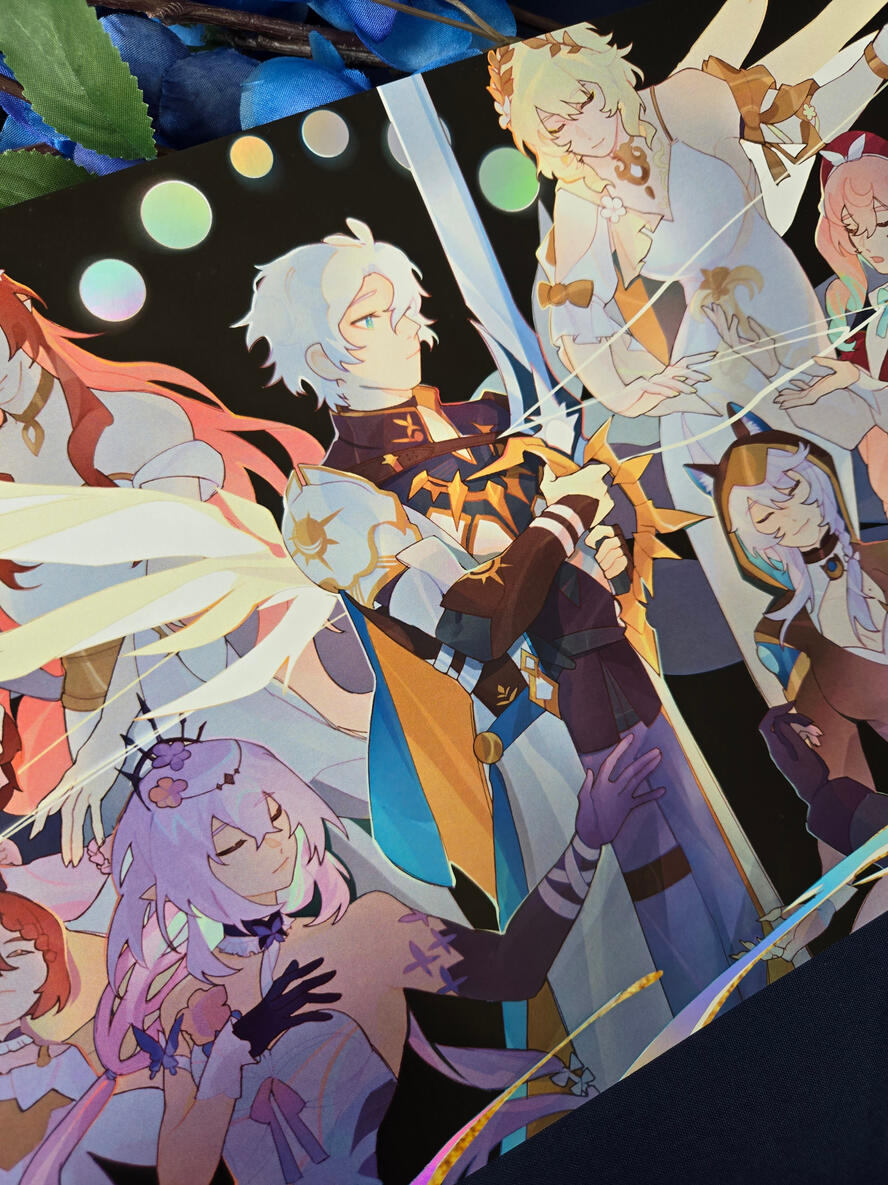 Phainon Foil Print