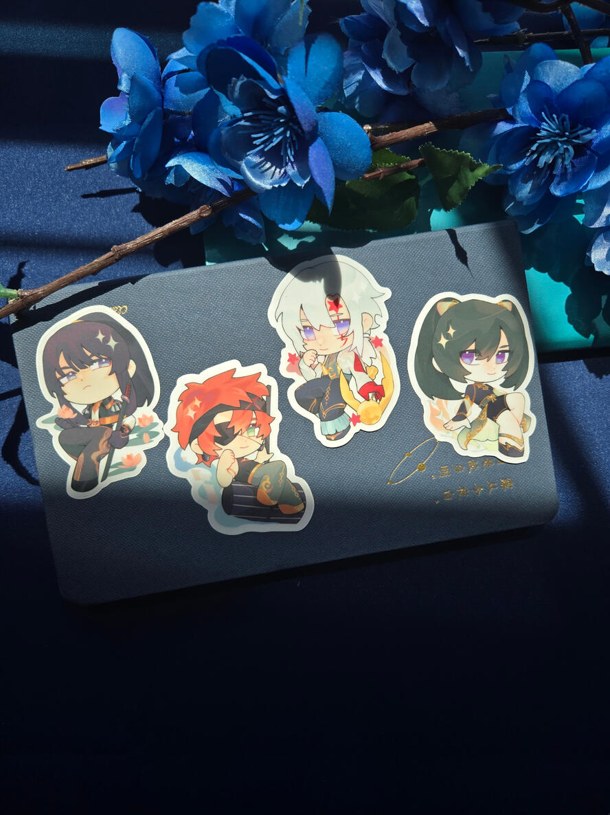 DGM Clear Stickers