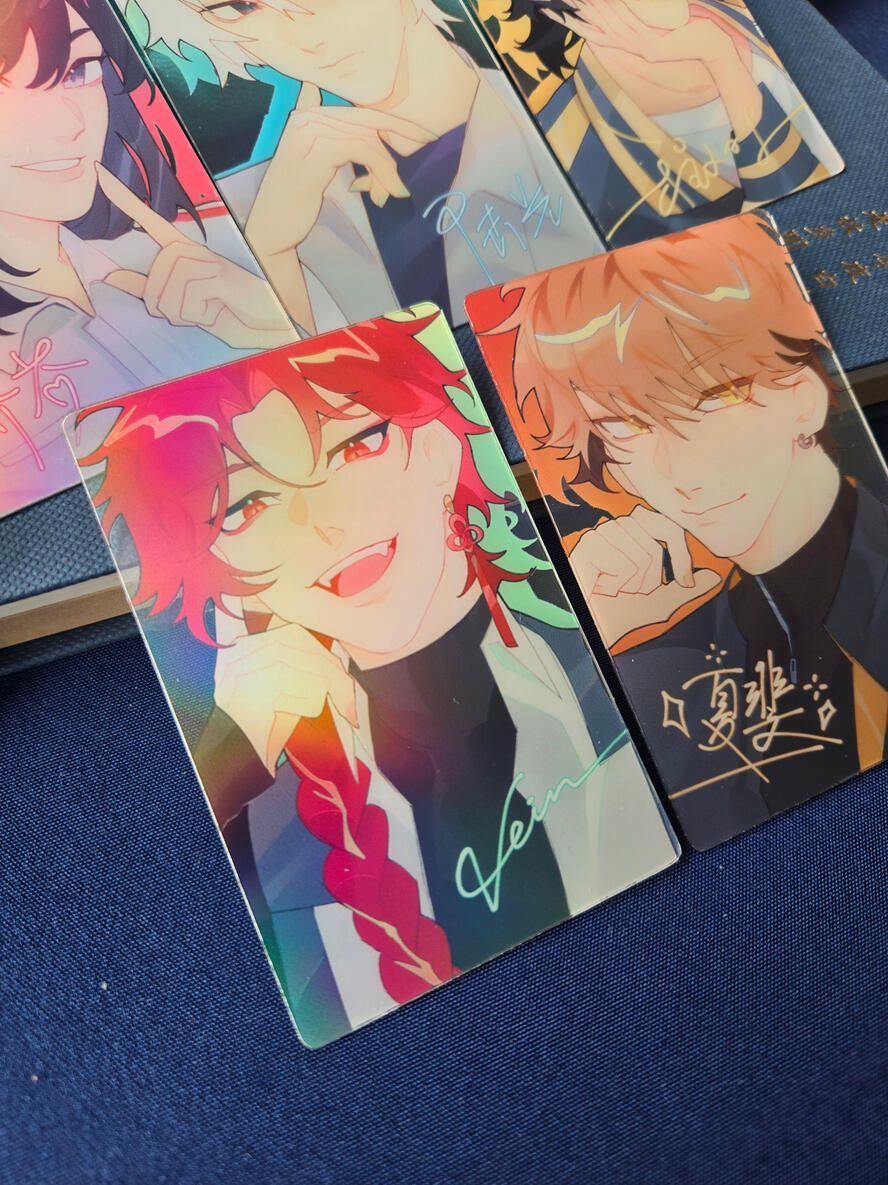 Link Click Holographic Clear Photocard