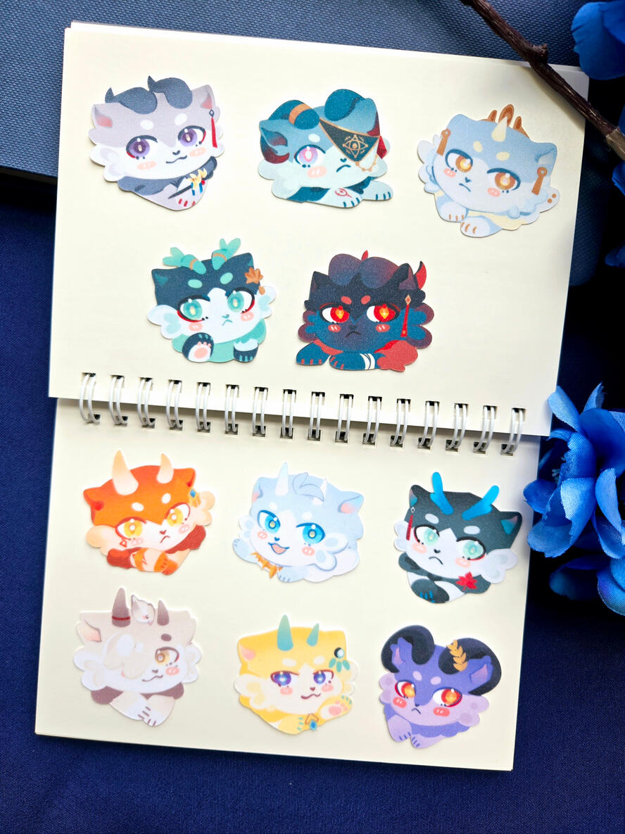 Chimera Glitter Stickers