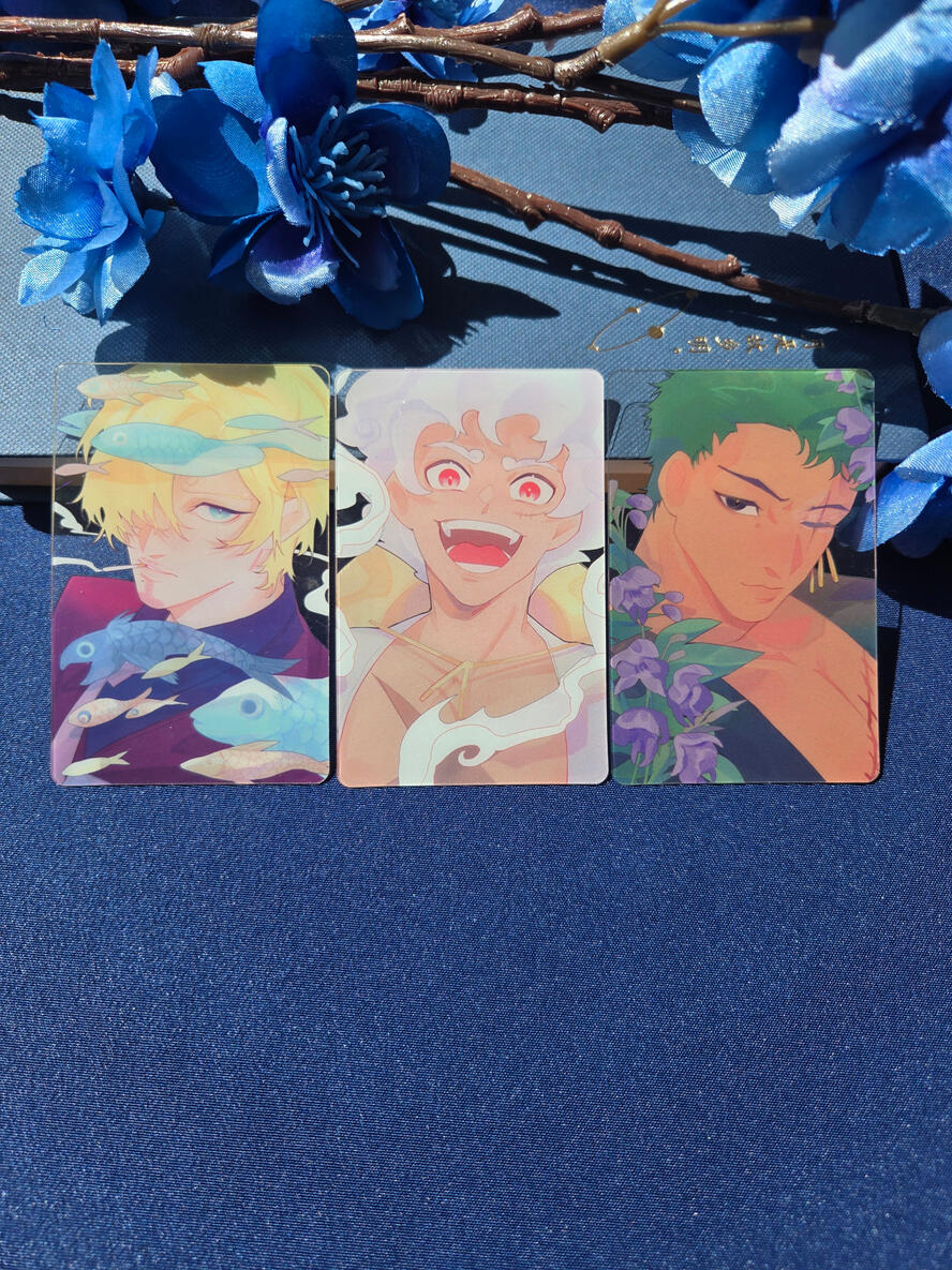 One Piece Clear Photocards